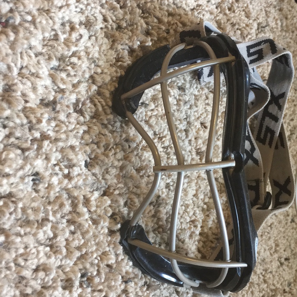 STX Black FieldHockey/lacrosse adjustable Goggles